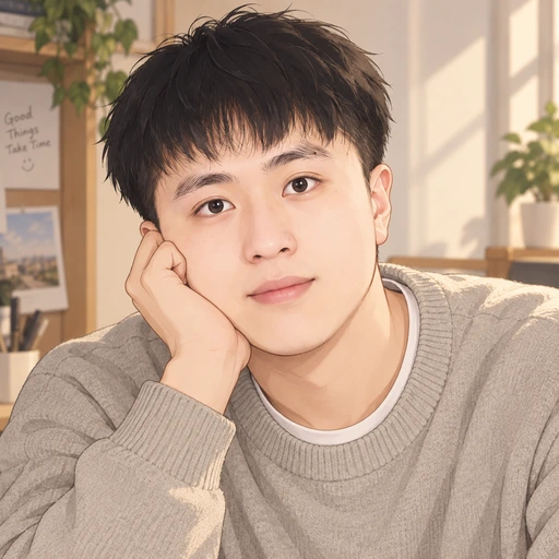 Hao Yan’s illustrated avatar