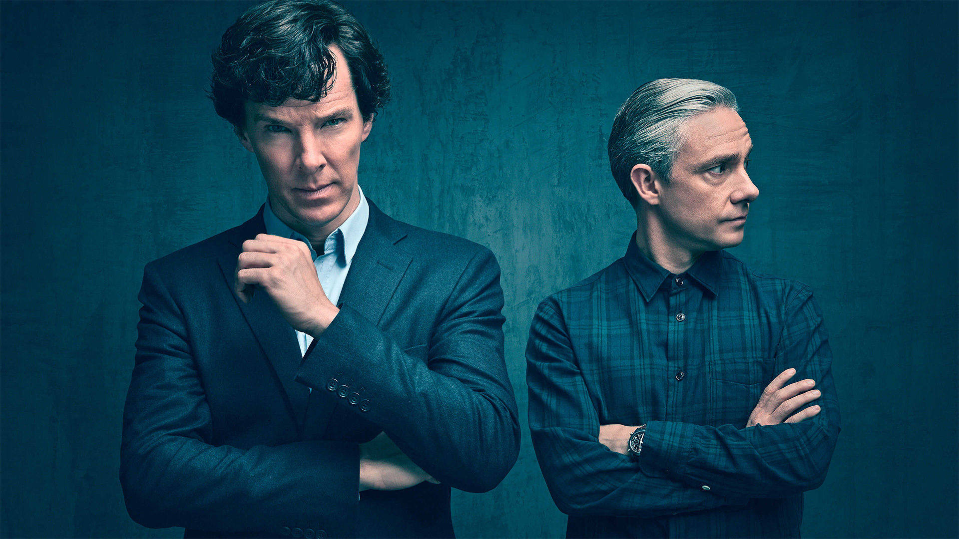 Sherlock and John Watson in official series artwork